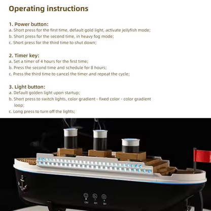 Luxury Air Humidifier Cruise Ship